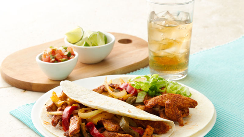 Saftige Glutenfreie Poulet-Fajitas hero